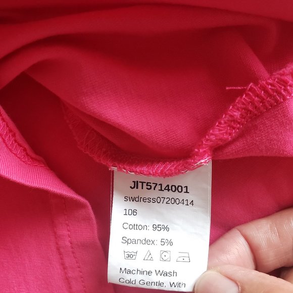 SHEIN Women's Sleeveless Basic Scoop Neck Fuchsia Mini Shirt Dress SZ M - Picture 13 of 14